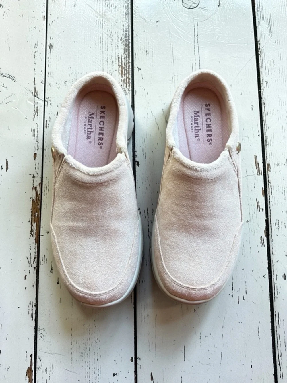 Skechers Martha Stewart Slip-On Clogs Women’s 6.5 Pink Faux Fur Lined Comfort - Picture 7 of 9